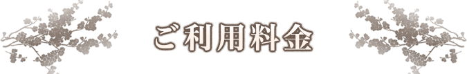 ご利用料金について